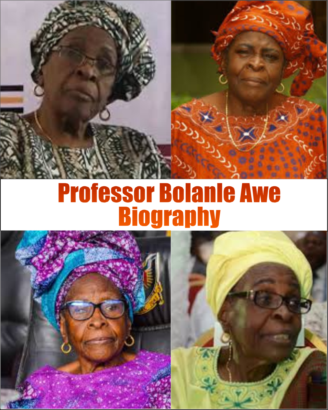 Professor Bolanle Awe Biography